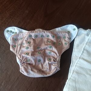 Nora's Nursery Modern Blooms Pocket Diaper And Inserts